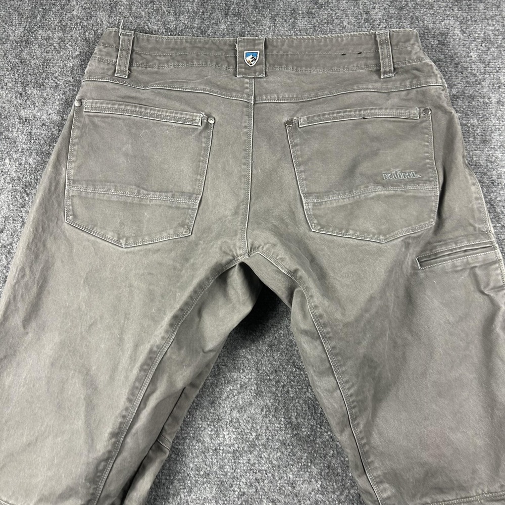Kuhl Rydr Pants Mens 34x30 Gray Relaxed Fit Straight Leg Outdoor Workwear Casual - Picture 8 of 10